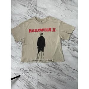 Halloween II Michael Myers Horror Movie Graphic T Shirt Size M #8
